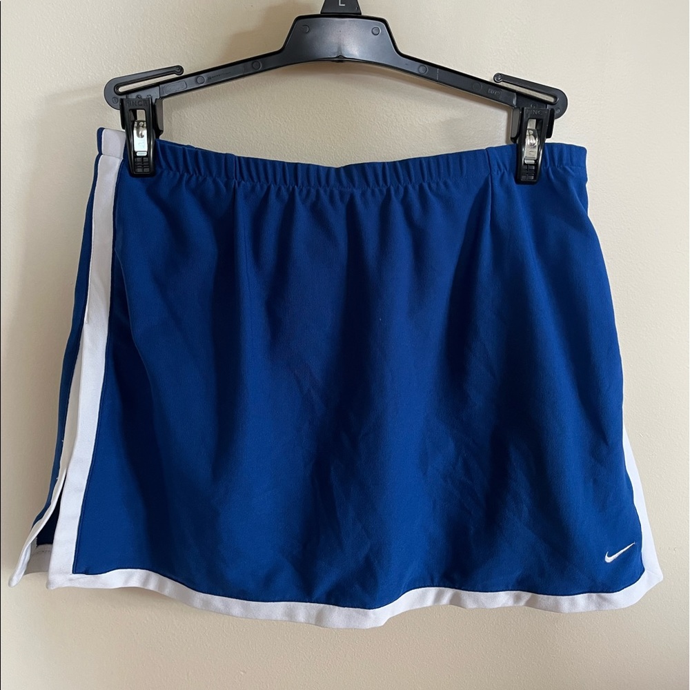 blue nike skirt